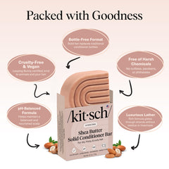 Kitsch barra para cabello rizado y teñido mantiene definición sin pesarlo.