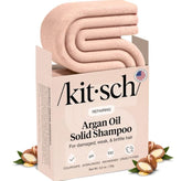 Kitsch barra champú argán: reparación del cabello dañado y nutrición profunda.