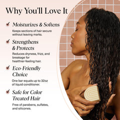 Kitsch barra acondicionador textura cremosa: nutrición intensa para cabello dañado