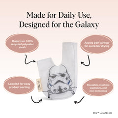 Kitsch Stormtrooper bolsa de jabón malla, secado rápido.