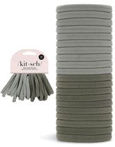 Kitsch cinta de pelo nylon sin dragado para peinado diario sin tirones