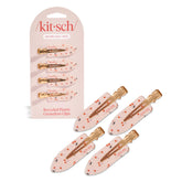 Kitsch clip sin arrugas, primer plano; sujeción segura para cabello.