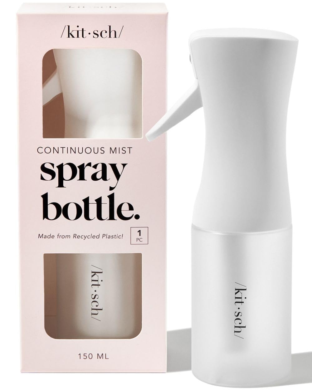 Kitsch continuous spray bottle hair mist delivers ultra-fine coverage for styling