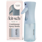 Kitsch continuous spray bottle for hair mist close-up for even styling.