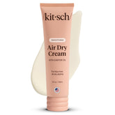 Kitsch crema suavizante para secado al aire: cabello-frizz, acabado suave.