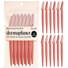 Kitsch Dermaplane Razor close-up for gentle exfoliation and peach fuzz removal.