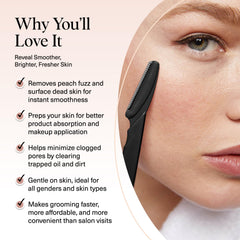 Kitsch Dermaplane Razor multi-use tool for face and brows.