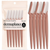 Kitsch Dermaplane Razor packaging Terracotta highlights eco-friendly design for on-the-go grooming.