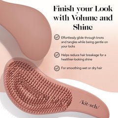 Kitsch Detangler Brush for kids detangles without tears.