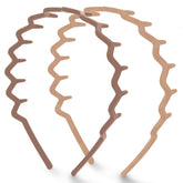Kitsch diadema Zig Zag con agarre antideslizante para peinados lisos y sin resbalones.