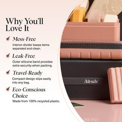 Kitsch Durable Recycled Plastic Case is an eco-friendly, sturdy everyday organizer