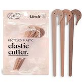 Kitsch elastic hair tie cutter enabling easy removal of tight elastics without pulling.