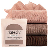 Kitsch Esponja Neta Africana: exfoliación suave para piel fresca