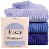 Kitsch esponja de red africana para exfoliación suave en el cuerpo.