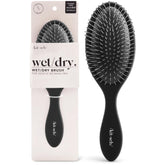 Kitsch Flexi Black brush with non-slip handle for easy detangling on wet hair.