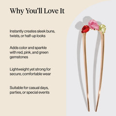 Kitsch French hair pin secure hold for lasting shapes