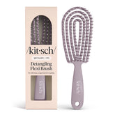 Kitsch Flexi Flow detangler with bendable frame for smooth detangling on wet or dry hair