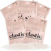 Kitsch Hair Ties transparentes en empaque, para uso diario sin enganches.