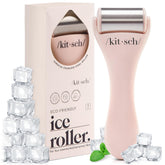 Kitsch Ice Roller for face provides cooling to reduce puffiness.