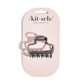Kitsch Open Shape Metal Hair Clip with hematite finish for quick elegant updos.