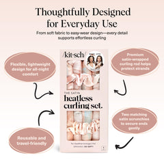Kitsch overnight curling process simplifies styling while you sleep