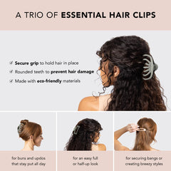 Kitsch pinza pelo plana para franja y fijación suave.
