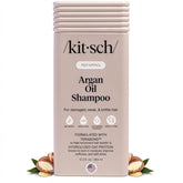 Kitsch reparacion argan champú botella muestra cuidado diario para cabello dañado y débil