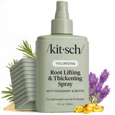 Kitsch Root Lifting Spray bottle front promoting lightweight volume
