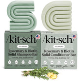 Kitsch Rosemary & Biotin Shampoo Bar for gentle cleansing and volume boost.