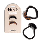 Kitsch small hair cuffs for braids show recycled materials and secure shine.