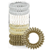 Kitsch spiral hair ties blonde 8-pack ready to tame thick hair softly.