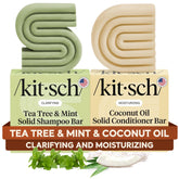 Kitsch Tea Tree Shampoo Bar clarifying action for refreshed scalp.