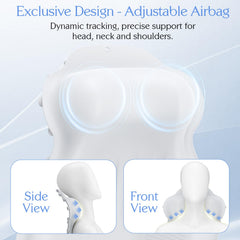 Kixcvdm bath pillow demonstrates adjustable height for personalized neck and back comfort