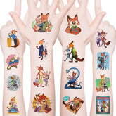 KKOND Zootopia2 tattoo assortment for a themed party.