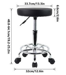 KKTONER stool features height adjustment for different tasks.