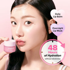 Klavuu Berry-Vanilla lip mask provides gloss and subtle color