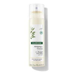 Klorane Ultra Gentle Dry Shampoo oat bottle for quick refresh between washes.