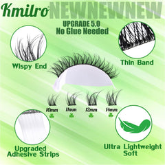 Kmilro included tweezers for precise lash placement