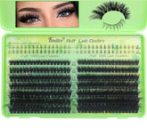 Kmilro upper lash clusters 10-22mm for dramatic length and defined eyes