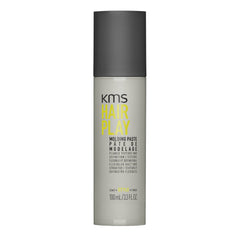 KMS HairPlay Molding Paste texture focus for flexible styling and grip.