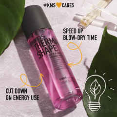 KMS Thermashape bottle cap detail for easier grip during use