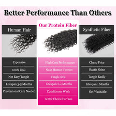 knovotch boho crochet braids 18in lightweight all-day comfort