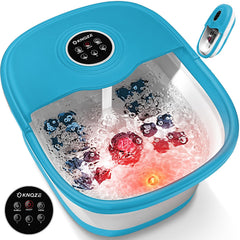 KNQZE collapsible foot spa with heat and remote for a soothing home soak.