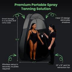 KOBBTAN tent features a dedicated fan-opening for efficient extraction and ventilation.