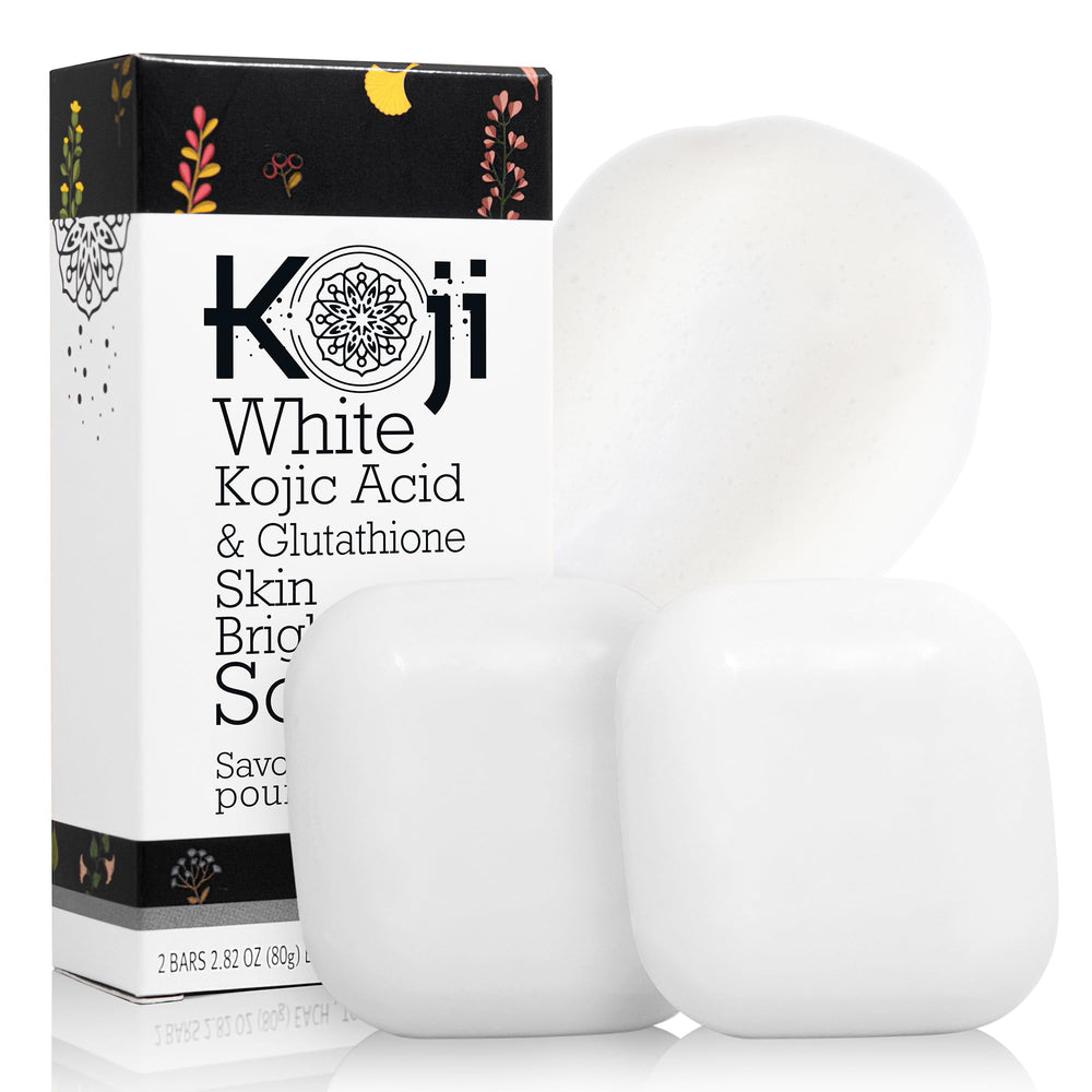 Koji White barra exfoliante facial y corporal para una limpieza suave y revitalizante.