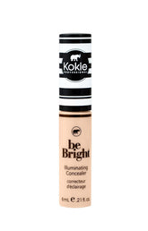 Kokie Be Bright concealer compact close-up showing creamy texture for quick coverage