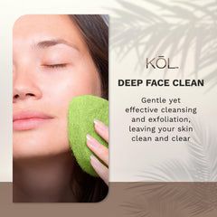 Precision drop-design face scrubbers reach nose and eye areas with ease