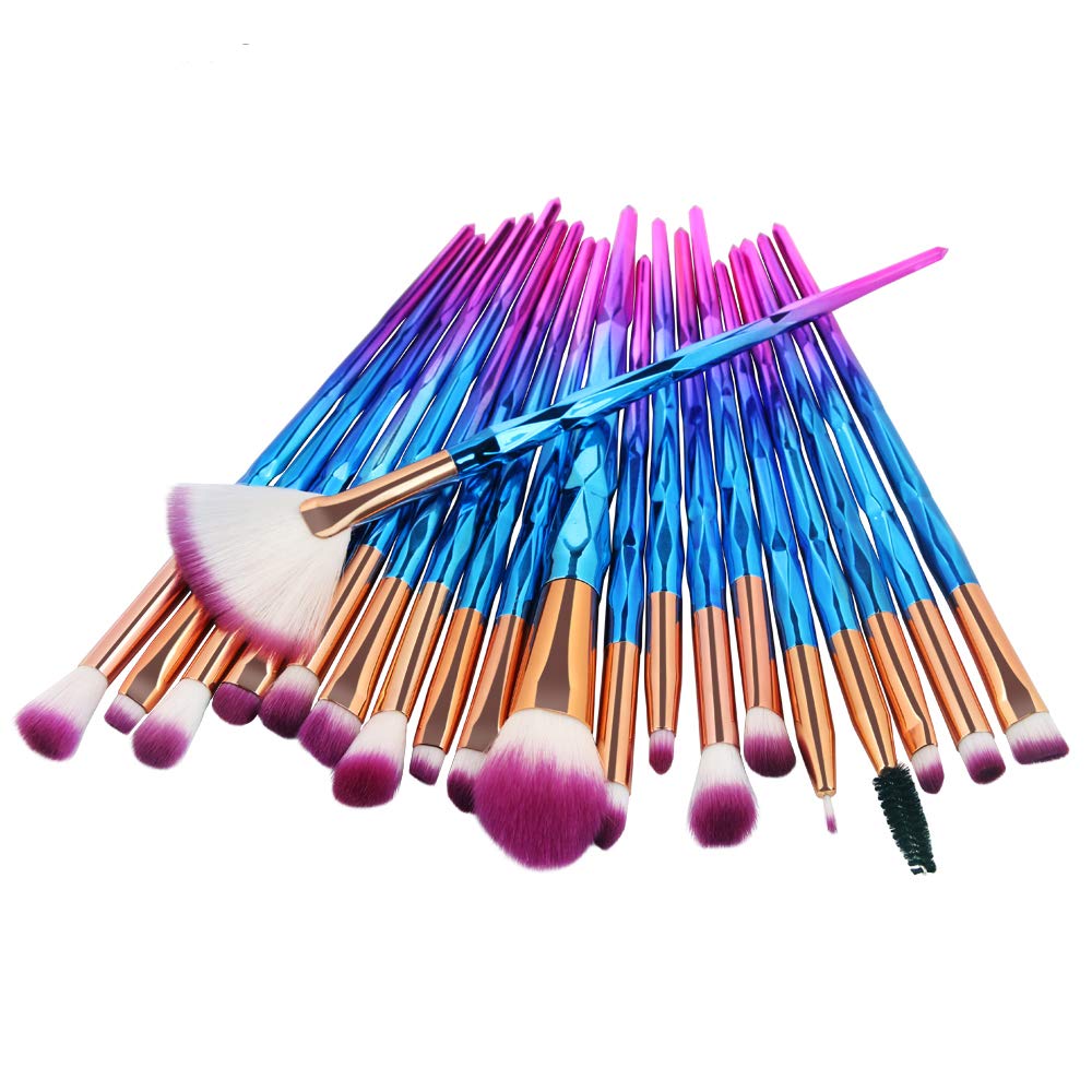 KOLIGHT 20-piece brush set purple packshot for all-in-one routine.
