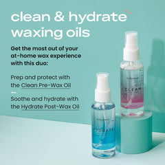 KoluaWax Hydrate Post-Wax Oil bottle for post-care and residue removal