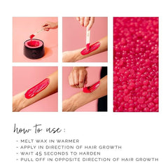 KoluaWax hard wax for underarm waxing with precise grip.